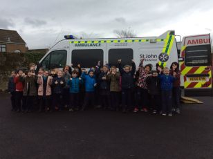 A visit from St John's Ambulance