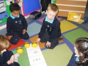 Bee Bot visits Primary One