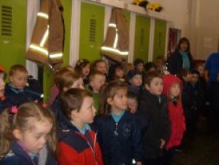 Primary 1 and 2 visit Limavady Fire Station
