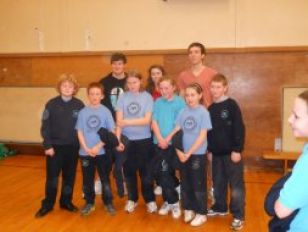 Primary 6 Handball at Limavady High School